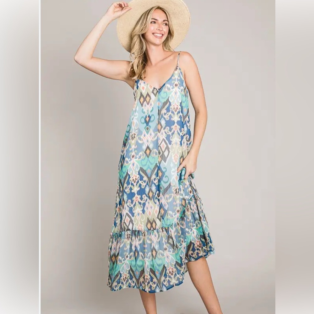 Billabong Multicolor Maxi Dress!